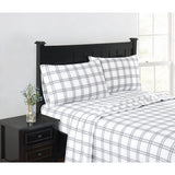 London Fog Plaid Flannel Sheets, Assorted Sizes