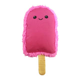 HugFun, Popsicle Plush Dog Toy, Multi-Pack, 4-Piece Set