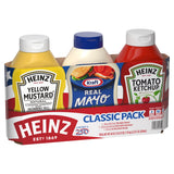 Heinz Ketchup, Mustard &amp; Mayo Classic Condiment Variety Pack, 3 pk.