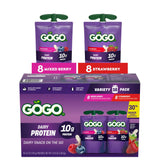 GoGo Dairy Protein Pouches, Variety Pack, 4.2 oz., 16 pk.