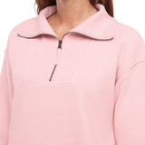 Eddie Bauer Women's Quarter-Zip Pullover - Pink - XXL