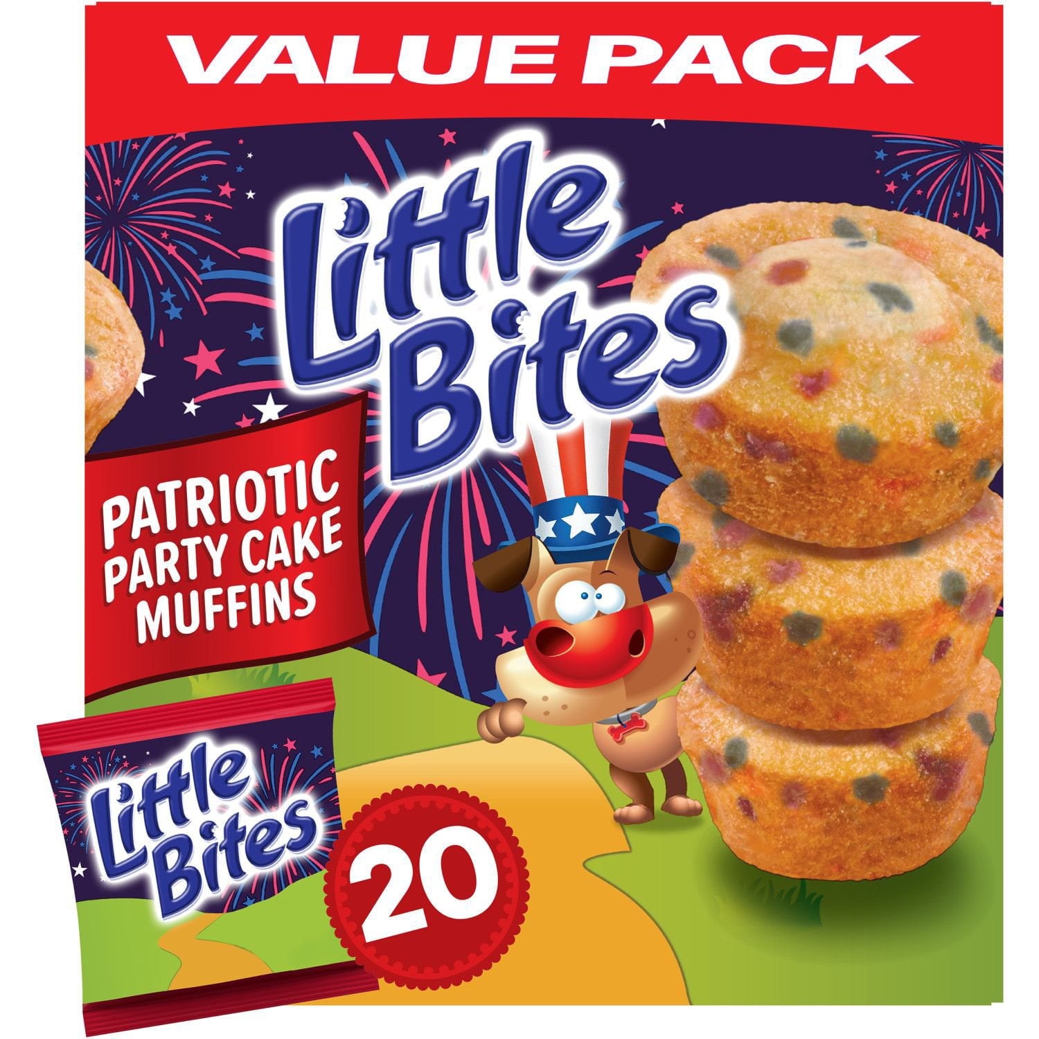 Entenmann's Little Bites Party Cake Muffins, 1.5 oz., 20 pk.