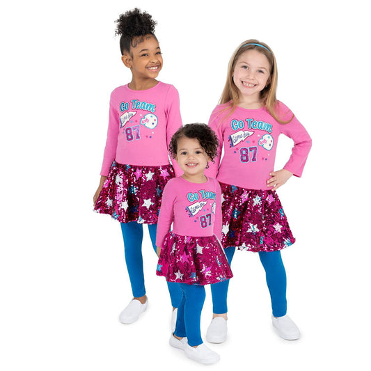 Counting Daisies GameDay Tutu Set - Blue - XS
