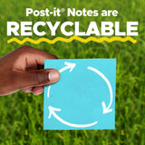 Post-it Super Sticky Notes, 3 in. x 3 in., Energy Boost Collection, 14 Pads/Pack