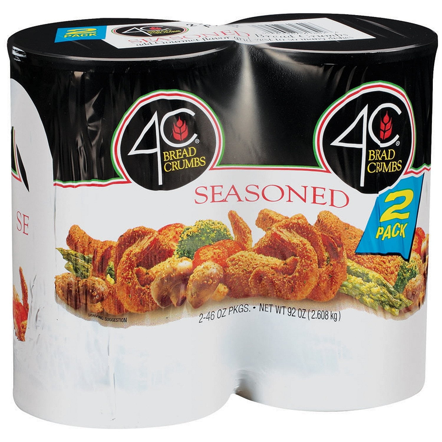 4C Seasoned Bread Crumbs - 46 oz - 2 Pack
