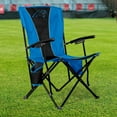 Logo Brands Carolina Panthers Hard Arm Chair