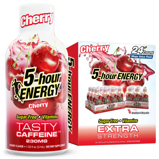 5-hour ENERGY Shot, Extra Strength, Cherry 1.93 oz., 24 pk.