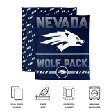 Logo Brands Nevada Wolf Pack 60"x70" Super Plush Blanket