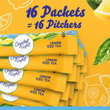 Crystal Light Lemon Iced Tea Naturally Flavored Powdered Drink Mix 16 pk.