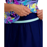 ZeroXposur Women’s 2 Piece Fashion Tankini Set - Blue - XXL