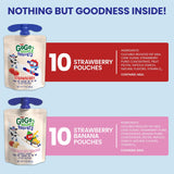 GoGo Squeez Yogurtz Strawberry and Strawberry Banana, 3 oz., 20 ct.