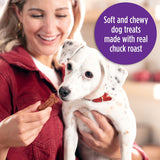 Milk-Bone Soft & Chewy Beef and Filet Mignon Dog Treats, 37 oz