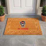 Logo Brands NC State Wolfpack Coir Outdoor Mat