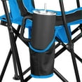 Logo Brands Carolina Panthers Hard Arm Chair