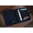 XXL Black Nylon Tri-Fold Bible Cover with Bible Study Organizer, Velcro Closure