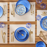 Member's Mark Set of 8 Paragon Woven PVC Placemats, 14" x 19"