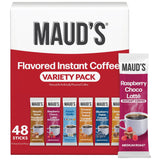Maud's Instant Coffee Sticks, Variety Pack, 48 ct.