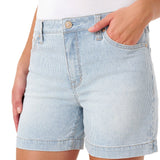 Seven7 Women's Denim Weekend Short - White