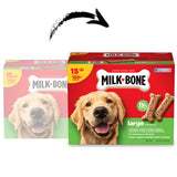 Milk-Bone Original Flavor Large Crunchy Dog Biscuits, 15 lbs