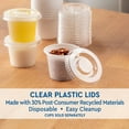 Member's Mark Clear Portion Lids 1oz., 2,500ct.