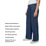 Buffalo Jeans Women's Wide Leg Belted Jean - Medium