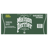 Maison Perrier Unflavored Sparkling Water, 11.15 fl. oz., 24 pk.