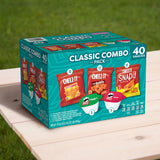 Cheez-It Crackers Pringles Potato Crisps Classic Combo, Variety Pack Snacks, 40 ct.