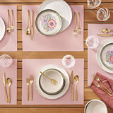 Member's Mark Set of 8 Paragon Woven PVC Placemats, 14" x 19"