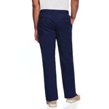 Lands’ End Men's Cotton Linen Button Up - Navy - XXL