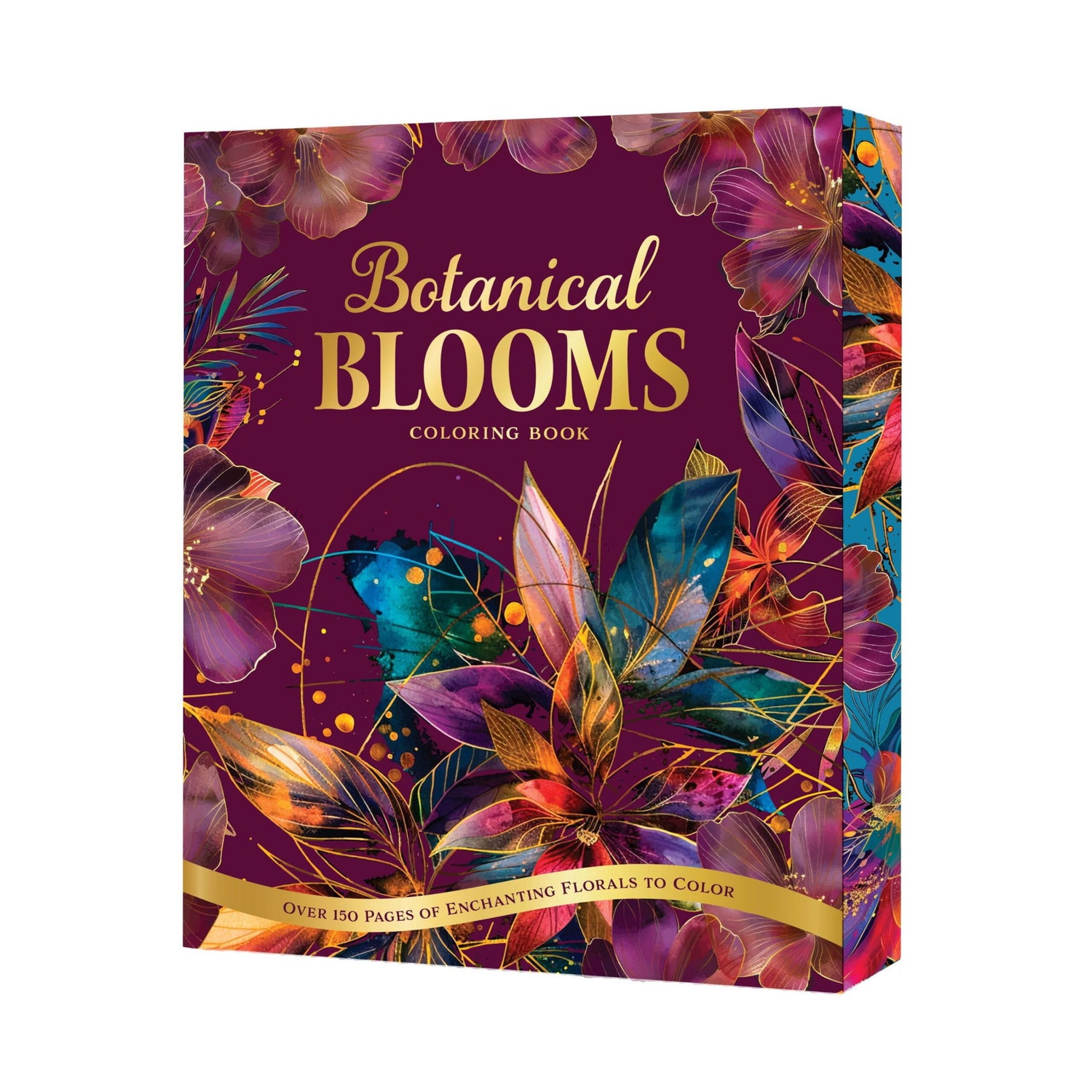 Botanical Blooms Coloring Book by Editors of Chartwell Books, Paperback