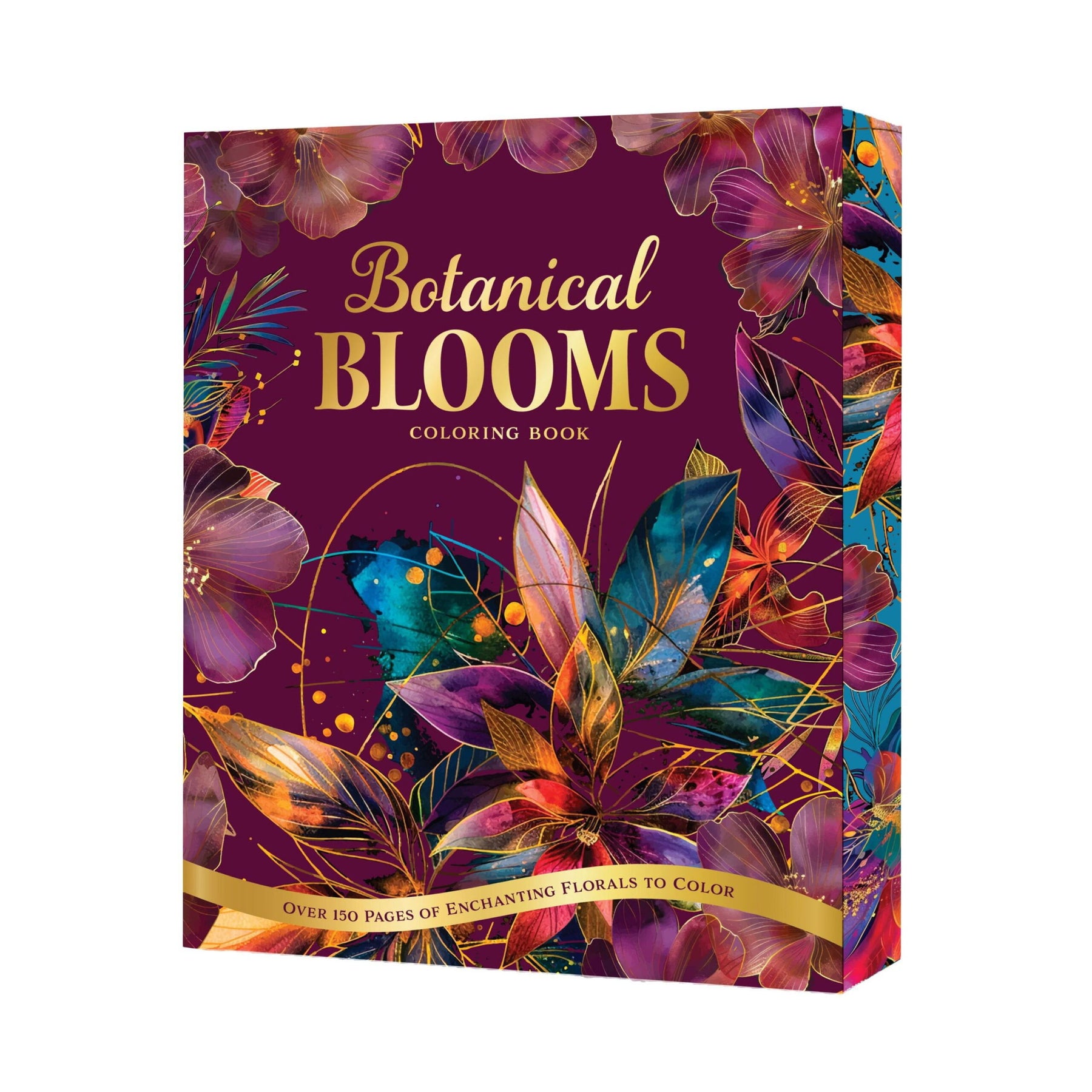 Botanical Blooms Coloring Book by Editors of Chartwell Books, Paperback