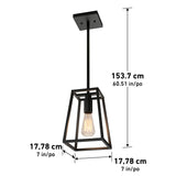 Artika Carter 1-Light Pendant, Assorted Colors