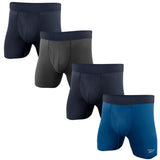 Reebok Men's 4-Pack Performance Boxer Brief