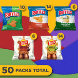 Lay's &amp; Ruffles Crunch Mix Chips, Variety Pack, 50 pk.