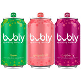 bubly Sparkling Water Variety Pack, 12 fl. oz., 24 pk.