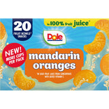 Dole Mandarins in Juice Fruit Cups, 4 oz., 20 ct.