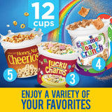 General Mills Cereal Cups, Variety Pack, 12 pk.