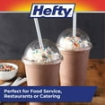Hefty Giant Translucent Wrapped Plastic Straws, 10.25", 2, 400 ct.