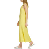 DKNY Women's Linen Maxi Dress - Black - XXL