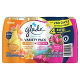 Glade CustomScent PlugIns Scented Oils, Frosted Eucalyptus and Waterlily, 1 Warmer + 5 Refills, Total 3.35 fl. oz./ 99 ml.