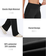 LXP Women’s Black Wide-Leg Yoga Cargo Pants 31-Inch Size Small