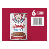 Wendy's Chili With Beans, 15 oz., 6 pk.