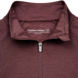 Outdoor Voices Women's CloudKnit Quarter-Zip Pullover - Black - XXL