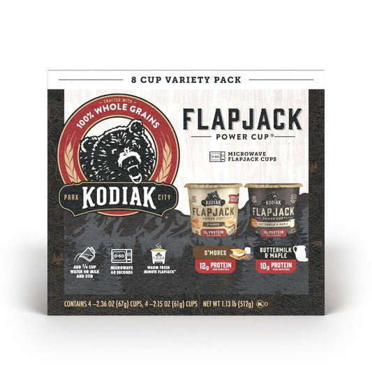 Kodiak Cakes Flapjack Power Cups - Variety Pack - 8 Pack