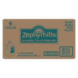Zephyrhills 100% Natural Spring Water, 1 gal., 6 pk.