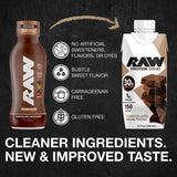 RAW Nutrition 30g Protein Shake, Chocolate, 11 fl. oz., 12 pk.