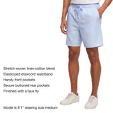 Gap Men's Linen Pull-On Short - Light Blue - XXL