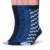 Happy Socks Lite 4-Pack Crew Sock