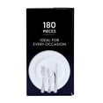 Member's Mark Premium Silver-Look Cutlery Combo 180 ct.