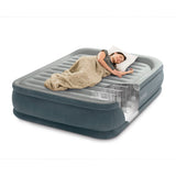 Intex Queen Dura-Beam Comfort Pillow Airbed w/ Internal Pump